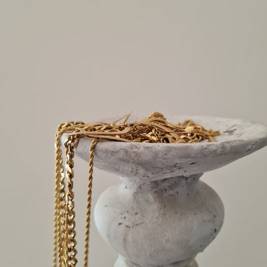Stainless steel 18k gold 