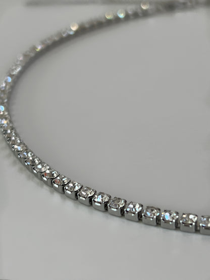 SILVER TENNIS CHAIN