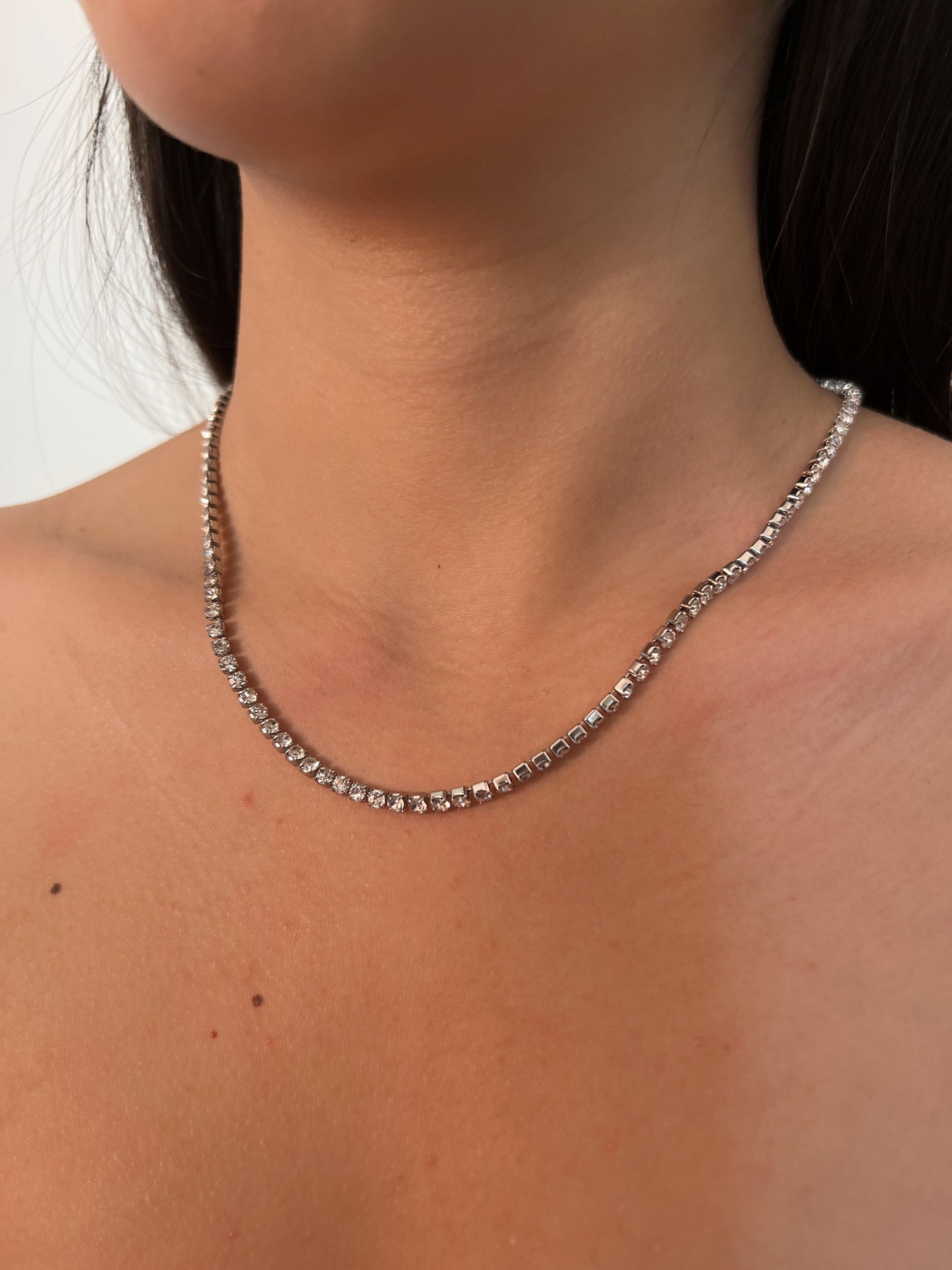 SILVER TENNIS CHAIN