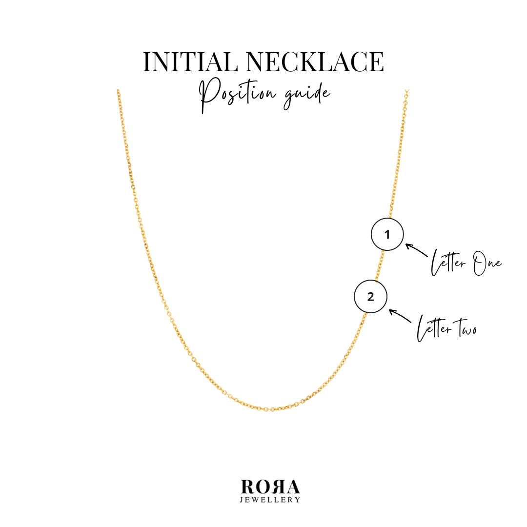 TWO INITIAL NECKLACE